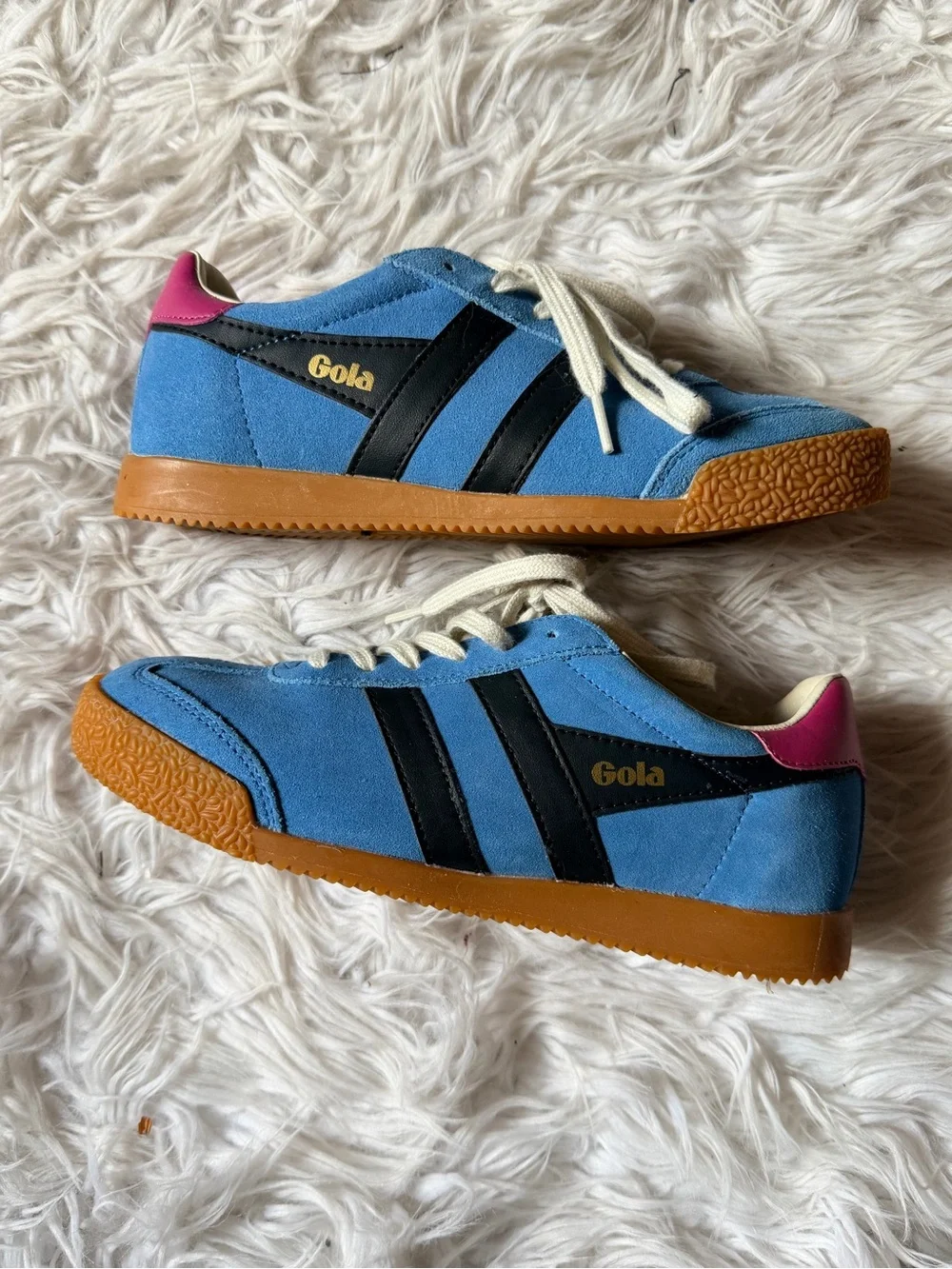 Gola elan sneaker Santorini blue and pink size 5